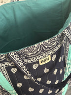 Cabas bandana bleu