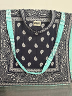 Cabas bandana bleu