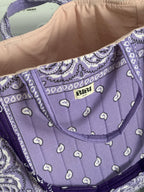 Cabas bandana violet
