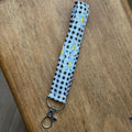 Porte-clé en tissus Marguerite - Upcycling Collection