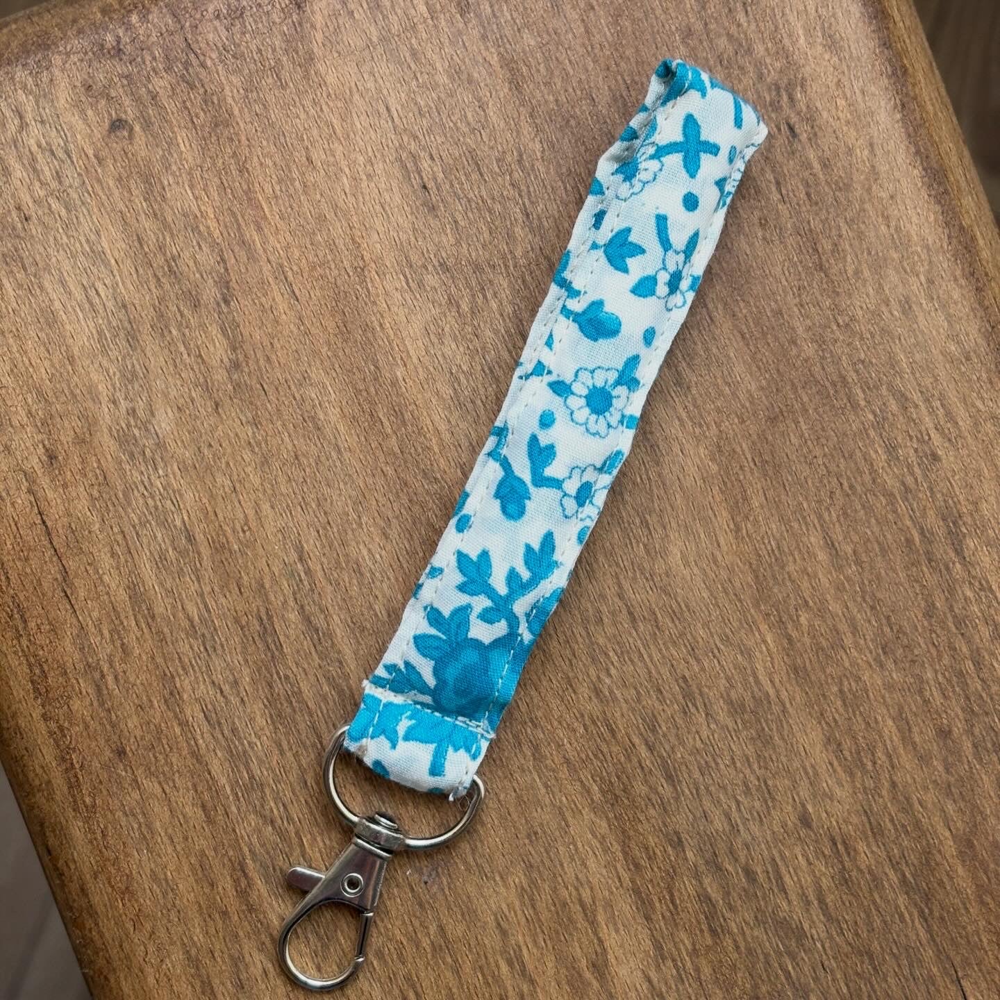 Porte-clé en tissus Azur - Upcycling Collection