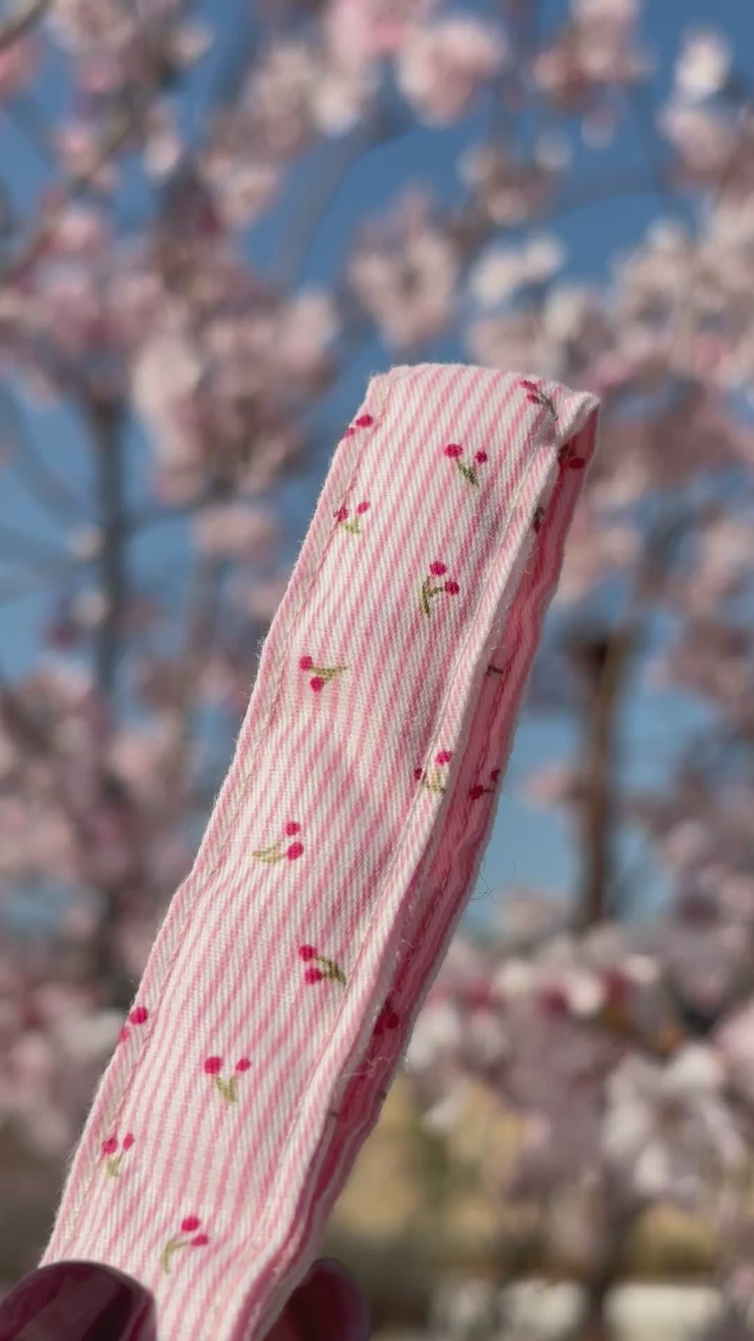Porte clé en tissus Petite Cherry